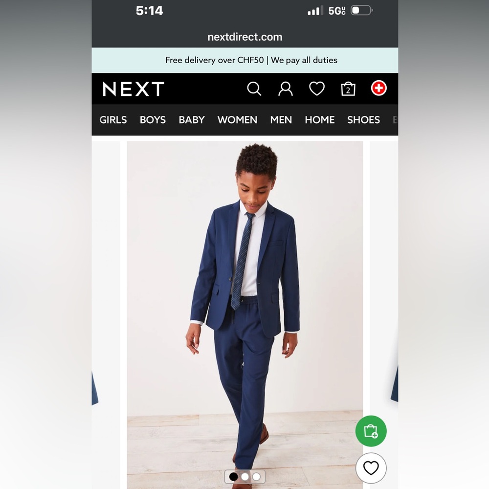 Boys’ Next Suit